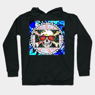 graffiti skull sunglasses Hoodie